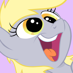 Size: 852x852 | Tagged: safe, artist:silbersternenlicht, derpy hooves, pegasus, pony, female, mare, reaction image, smeel, solo