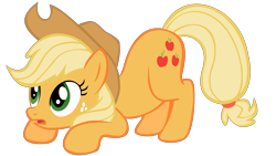 Size: 3612x2032 | Tagged: safe, artist:daydreamsyndrom, applejack, earth pony, pony, simple background, transparent background, vector