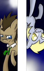Size: 500x800 | Tagged: safe, artist:seabastian, derpy hooves, doctor whooves, pegasus, pony, female, mare