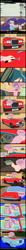 Size: 1975x19250 | Tagged: dead source, safe, artist:garretthegarret, rarity, sweetie belle, equestria girls, barefoot, car, clothes, comic, feet, human coloration, humanized, light skin, noodle incident, pajamas, rolls-royce, rolls-royce corniche, sweetie fail, swimming pool, this ended in tears