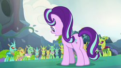 Size: 1280x720 | Tagged: safe, screencap, starlight glimmer, changedling, changeling, pony, unicorn, to change a changeling, plot