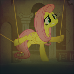 Size: 650x650 | Tagged: safe, artist:goatboy, fluttershy, pegasus, pony, female, mare, pink mane, solo, yellow coat