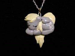 Size: 1024x768 | Tagged: safe, artist:vikingval, derpy hooves, pegasus, pony, charm, female, mare, pendant