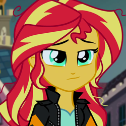 Size: 720x720 | Tagged: safe, screencap, sunset shimmer, equestria girls, friendship games, cropped, solo