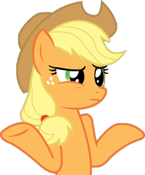 Size: 3380x4073 | Tagged: safe, artist:theirishbronyx, applejack, earth pony, pony, simple background, transparent background, vector