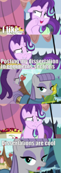 Size: 1920x5376 | Tagged: safe, edit, screencap, starlight glimmer, pony, unicorn, rock solid friendship, exploitable meme, image macro, meme, starlight's confessions