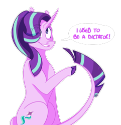 Size: 784x814 | Tagged: safe, artist:hostile-elf, starlight glimmer, classical unicorn, pony, unicorn, cloven hooves, cute, glimmerbetes, leonine tail, simple background, solo, transparent background, unshorn fetlocks