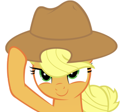 Size: 5000x4600 | Tagged: safe, artist:mastermcnugget, applejack, earth pony, pony, absurd resolution, simple background, transparent background, vector