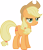 Size: 2782x3214 | Tagged: safe, artist:midnite99, applejack, earth pony, pony, simple background, transparent background, vector