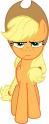 Size: 2364x6000 | Tagged: safe, artist:fabulouspony, applejack, earth pony, pony, simple background, transparent background, vector