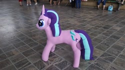 Size: 960x540 | Tagged: safe, artist:ponylover88, starlight glimmer, pony, brony, bronycon, bronycon 2017, convention, irl, photo, plushie, travel