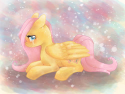 Size: 1024x768 | Tagged: safe, artist:panukiiart, fluttershy, pegasus, pony, crying, female, mare, solo