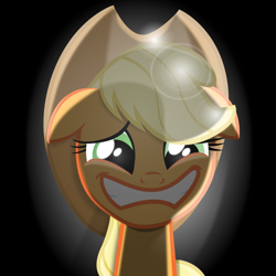 Size: 10000x10000 | Tagged: safe, artist:discorded, applejack, earth pony, pony, absurd resolution, black background, lens flare, simple background, vector