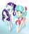 Size: 2479x2928 | Tagged: safe, artist:my-magic-dream, coco pommel, rarity, earth pony, pony, unicorn, rarity takes manehattan, female, horn, mare