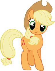 Size: 5232x6772 | Tagged: safe, artist:redpandapony, applejack, earth pony, pony, absurd resolution, simple background, transparent background, vector