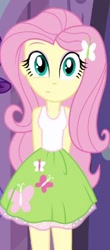 Size: 178x404 | Tagged: safe, screencap, fluttershy, equestria girls, equestria girls (movie), reaction image, solo