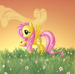 Size: 900x895 | Tagged: safe, artist:inuneechan, fluttershy, pegasus, pony, solo, strength, tarot card