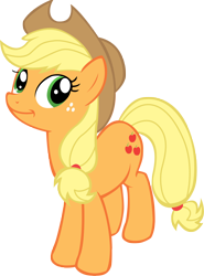 Size: 2344x3173 | Tagged: safe, artist:lcpsycho, applejack, earth pony, pony, simple background, solo, transparent background, vector