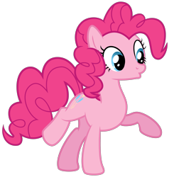 Size: 3200x3366 | Tagged: safe, artist:ready2fail, pinkie pie, earth pony, pony, simple background, solo, transparent background, vector