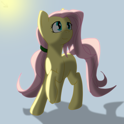 Size: 2500x2500 | Tagged: safe, artist:lewyty, fluttershy, pegasus, pony, alternate hairstyle, hairband, solo, speedpaint available