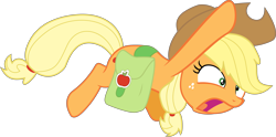 Size: 6046x3000 | Tagged: safe, artist:mrshadezz, applejack, earth pony, pony, saddle bag, simple background, transparent background, vector