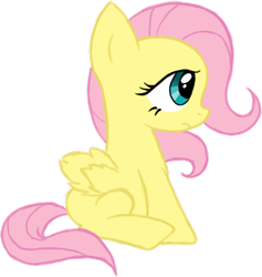 Size: 1803x1898 | Tagged: safe, artist:scarred-spike, fluttershy, pegasus, pony, filly, solo, younger