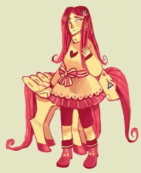 Size: 1261x1542 | Tagged: safe, artist:jununy, fluttershy, human, clothes, female, humanized, pink hair