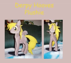 Size: 2356x2096 | Tagged: safe, artist:nekofallenone, derpy hooves, pegasus, pony, female, irl, mare, photo, plushie