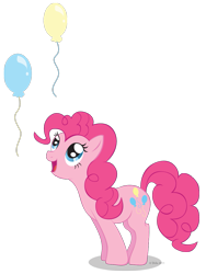 Size: 831x1103 | Tagged: safe, artist:littlehybridshila, pinkie pie, earth pony, pony, female, mare, pink coat, pink mane, simple background, solo, transparent background