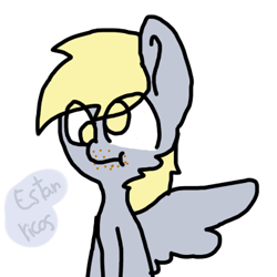 Size: 400x400 | Tagged: safe, artist:ask-derpyspanish, derpy hooves, pegasus, pony, female, mare, solo, spanish, tumblr:ask-derpyspanish