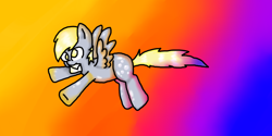 Size: 1000x500 | Tagged: safe, artist:ask-derpyspanish, derpy hooves, pegasus, pony, female, mare, solo, tumblr:ask-derpyspanish