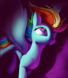 Size: 3800x4320 | Tagged: safe, artist:auroriia, derpibooru import, rainbow dash, pegasus, pony, female, mare, multicolored hair, solo