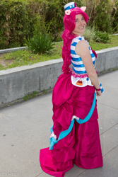 Size: 1000x1500 | Tagged: safe, artist:lilacwire, pinkie pie, human, cosplay, irl, irl human, photo, solo