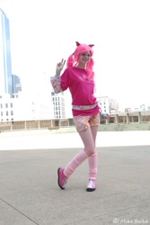 Size: 518x774 | Tagged: safe, artist:kikala, pinkie pie, human, cosplay, irl, irl human, photo, solo