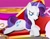 Size: 1536x1187 | Tagged: safe, artist:tellabart, rarity, pony, unicorn, female, mare, purple mane, sofa, solo, white coat