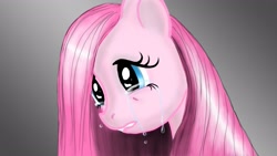 Size: 1920x1080 | Tagged: safe, artist:rsvpixie, pinkie pie, earth pony, pony, crying, pinkamena diane pie, solo