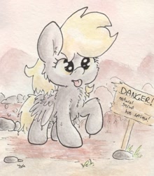 Size: 679x770 | Tagged: safe, artist:slightlyshade, derpy hooves, pegasus, pony, female, mare, solo, traditional art