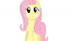 Size: 1280x720 | Tagged: safe, artist:jbond, fluttershy, pegasus, pony, female, mare, pink mane, solo, yellow coat