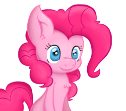 Size: 800x700 | Tagged: safe, artist:donusaur, pinkie pie, earth pony, pony, female, mare, simple background, solo, white background