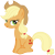 Size: 3129x3154 | Tagged: safe, artist:leopurofriki, applejack, earth pony, pony, female, mare, simple background, transparent background