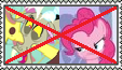 Size: 113x65 | Tagged: safe, artist:fairykitties22, discord, pinkie pie, earth pony, pony, anti-shipping, deviantart stamp, discopie, female, male, shipping, stamp, straight