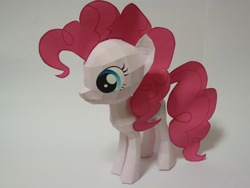 Size: 1080x810 | Tagged: safe, artist:robi, pinkie pie, earth pony, pony, papercraft, pixiv, solo