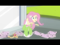 Size: 1024x768 | Tagged: safe, screencap, fluttershy, equestria girls, element of magic, solo