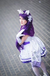 Size: 640x960 | Tagged: safe, artist:dadoucosplay, rarity, human, cosplay, irl, irl human, photo, solo