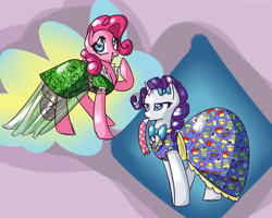 Size: 1280x1024 | Tagged: safe, artist:rastaquouere69, pinkie pie, rarity, earth pony, pony, unicorn, female, lesbian, raripie, shipping, tumblr