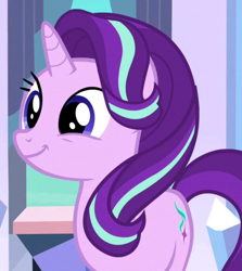 Size: 976x1095 | Tagged: safe, screencap, starlight glimmer, pony, unicorn, cute, glimmerbetes, smiling, solo