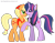 Size: 1597x1253 | Tagged: safe, artist:jaquelindreamz, applejack, twilight sparkle, earth pony, pony, ask human twijack, female, lesbian, shipping, twijack