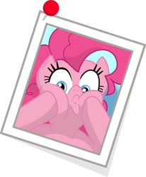 Size: 1627x1970 | Tagged: safe, artist:stainless33, pinkie pie, earth pony, pony, photo, simple background, solo, transparent background, vector