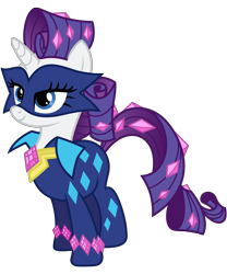 Size: 5000x6000 | Tagged: safe, artist:midnight--blitz, radiance, rarity, pony, unicorn, power ponies (episode), .ai available, absurd resolution, power ponies, simple background, solo, transparent background, vector