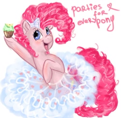 Size: 944x913 | Tagged: safe, artist:donenaya, pinkie pie, earth pony, pony, female, mare, simple background, solo, white background